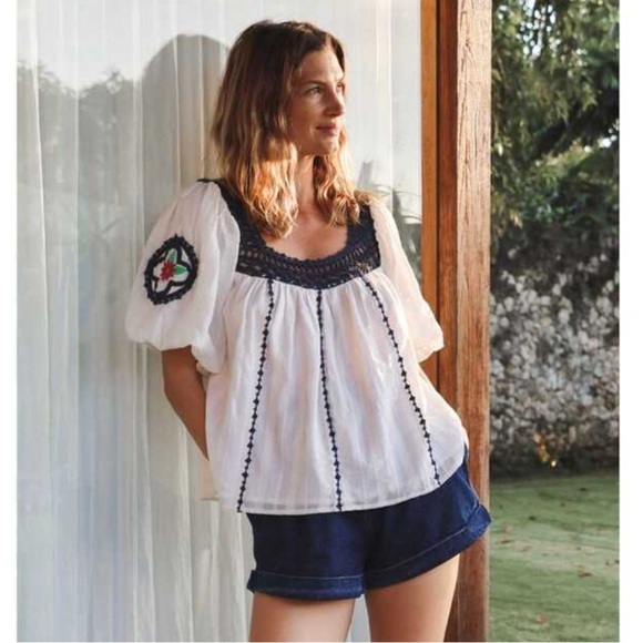 CLEOBELLA Navi Blouse  - White - NWT - Picture 5 of 13